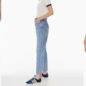 Denim Forum Aritzia Joni High Rise Loose.